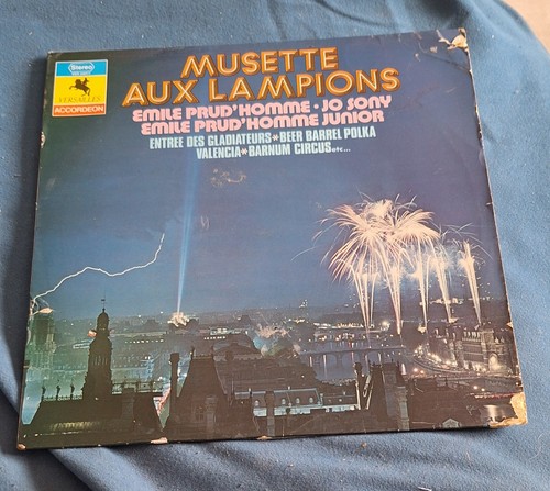 Musette aux lampions vinyle - musette,