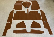 Tapis de Voiture Équipement pour Mercedes Ponton 190 180D Année 1958- Cognac