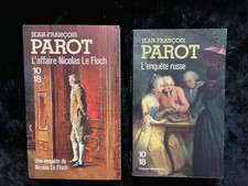 ¤ Lot 2 thrillers JEAN-FRANCOIS PAROT - Nicolas Le FLOCH 10|18 Grands Détectives