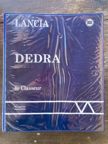 Lancia dedra manuels de - dedra.,