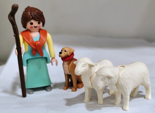 Playmobil villageois berger - playmobil, villageois,