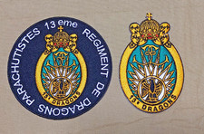 Ecussons patch insigne  13e RDP parachutiste . Special forces airborne patch