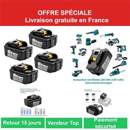 Lot batteries de rechange - de,