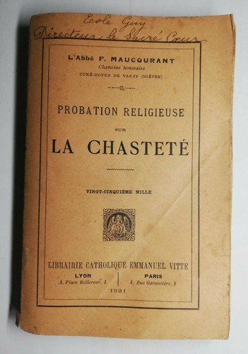 Rare livre ancien probation - livre,