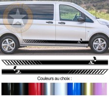 BANDES DECO KITE SURF BAS DE CAISSE POUR MERCEDES VITO FOURGON STICKER BD599-38