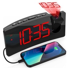 Réveil ｜LED Projection｜ Alarm Clock ｜Model HM472A