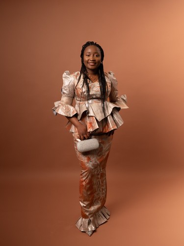 Robe africaine bazin 2pièces - africaine,