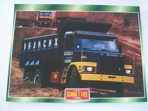 Carte fiche camion porteur - camion,