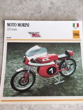 Moto Morini 125 Corsaro 1966 Carte moto Collection Atlas Italie