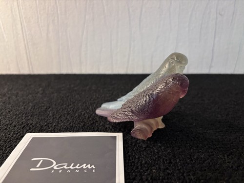Couple perruches cristal - en,