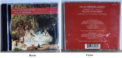 Ref tem 6023 mendelssohn - cd,