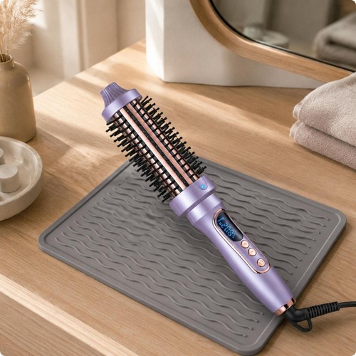 Brosse lissante ondulée - , avec