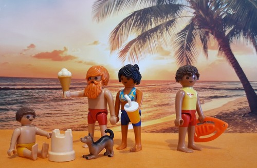 Playmobil plage vacances beach - vacances,