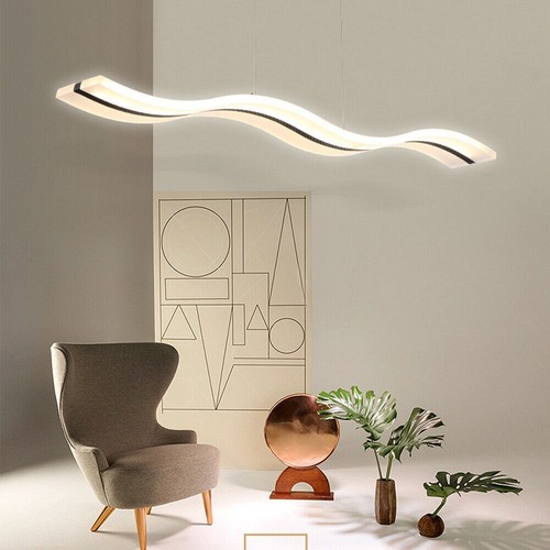 Lustre led vague plafonnier - lustre,
