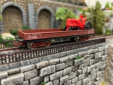 Wagon plat avec tracteur jouef ho