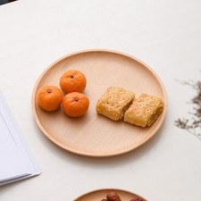 Plateau rond rustique