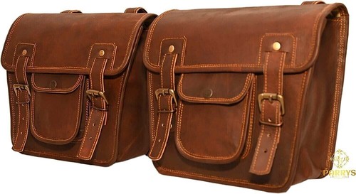 Sacoches moto cuir - de,