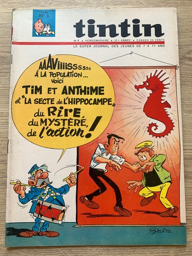 Tintin 15 02 - n°5, 15/02/1966