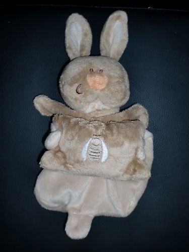 Doudou lapin brun - brun, sac