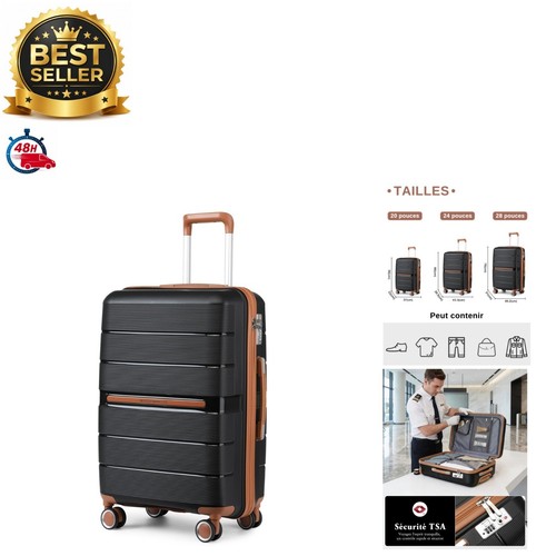 Valise grande taille 101l - grande,