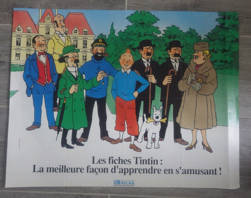 Poster dépliant hergé - dépliant,