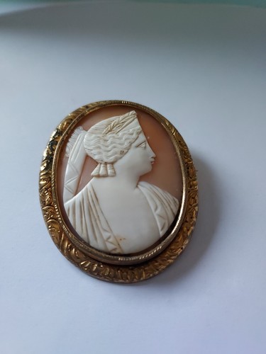 Ancienne broche camée - broche,