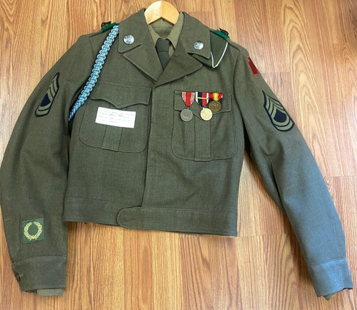 Vtg 1940s wwii ww2 wool - 1940s, dress