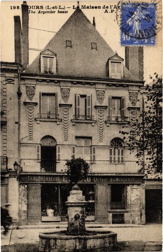 Cpa tours maison - cpa,