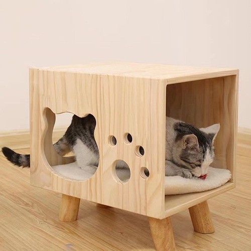 Niche surélevée pour - , chat