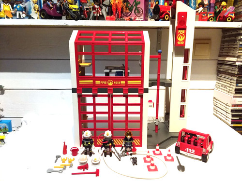 Playmobil caserne des pompiers - des,