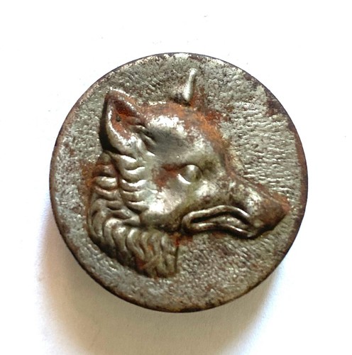 Ancien bouton chasse - ancien, de