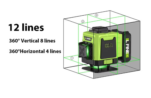 Niveau laser vert lignes - niveau,
