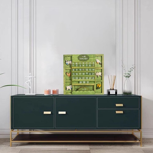 Calendrier bureau bois - bureau, en