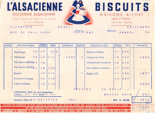 Biscuiterie alsacienne - biscuiterie, l