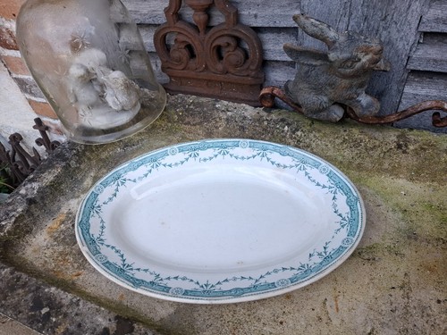 Ancien plat creux moulin - plat,