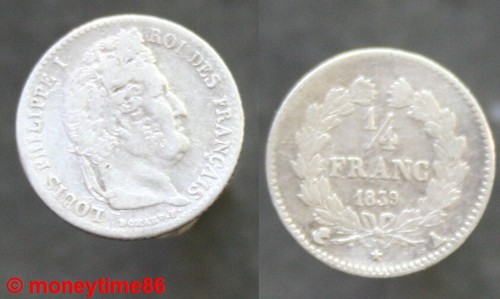 France de franc argent - france, 1/4