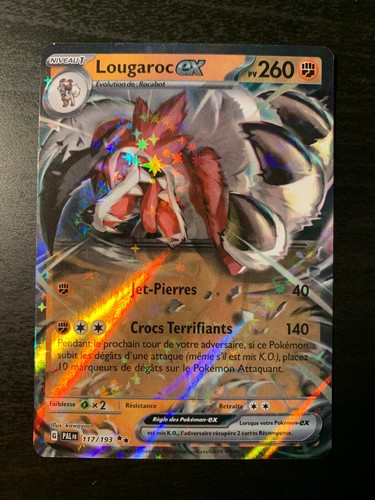 Carte pokémon lougaroc - pokémon, ex