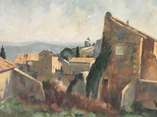 Vue sur ville - sur, d'