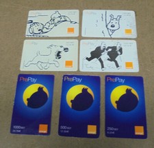 Herge tintin 7 cartes - -,
