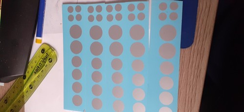 Decalcomanie decals des - , ronds
