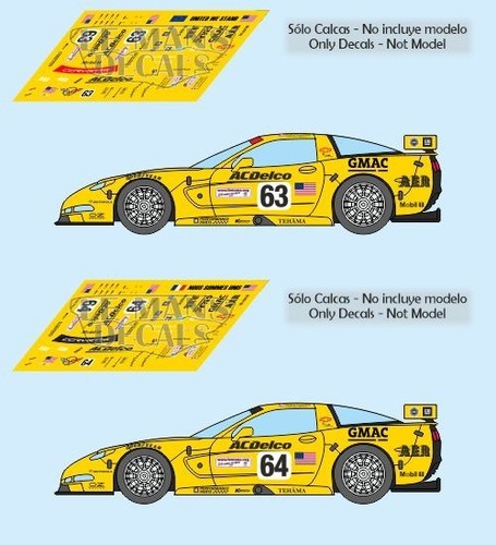 Autocollants corvette c5r - c5r, le