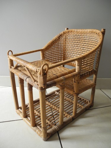Ancienne chaise poupée bébé - chaise,