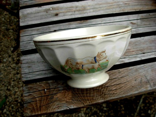 Gros bol porcelaine ancienne - gros,