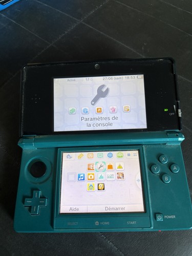 Nintendo 3ds console aqua - 3ds,