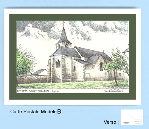 58295 carte postale - carte,