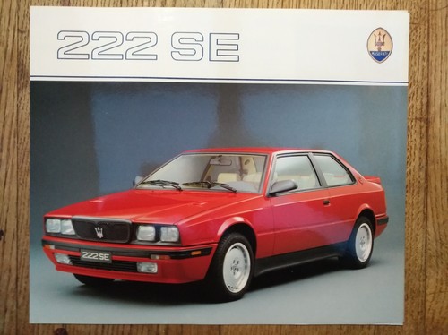 Maserati 222 brochure - maserati,