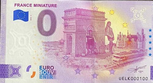 Billet euro france miniature - billet, 0