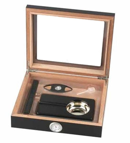 Ensemble humidor noir - de,