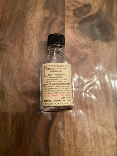 Ww2 frazer solution bottle - frazer,