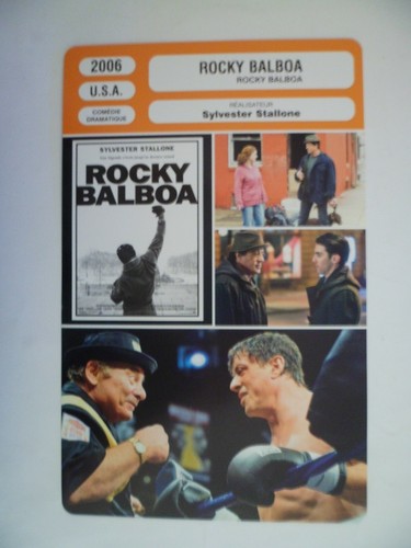 Carte fiche cinema - carte,